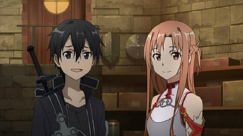 Asuna and Kirito, Asuna, SAO, Sword Art Online, Kirito HD wallpaper