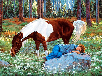 horses dreams, mustang, girl, dreams, horses HD wallpaper
