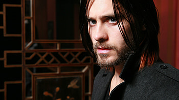 Jared Leto, Artist, hoot, Monochrome HD wallpaper