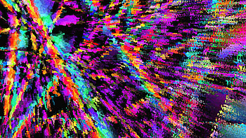 Purple Glitch Art Abstract , abstract, glitch, artist, artwork, digital-art HD wallpaper
