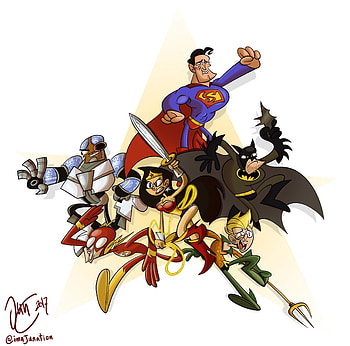 Justice League Dc Comic Artwork, justice-league, dc-comics, artwork, digital-art, superheroes, artist HD wallpaper