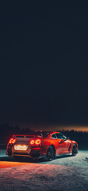 Nissan gtr r35, automotive lighting, automotive parking light HD phone wallpaper