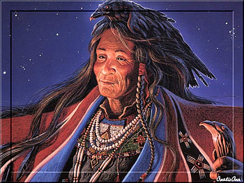 Chief, native, peaceful, abstract HD wallpaper