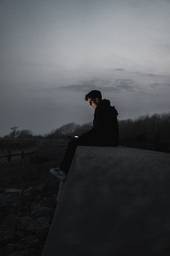 Alone Boy, cloud, sky HD phone wallpaper