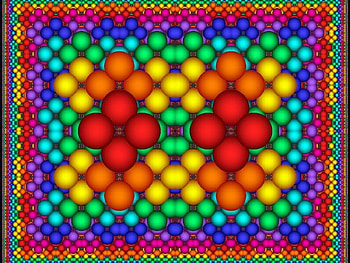Rainbow of Balls, multi, round, balls, rainbow HD wallpaper