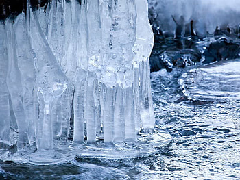 Stakes of Ice, cold, frozen, water, ice HD wallpaper