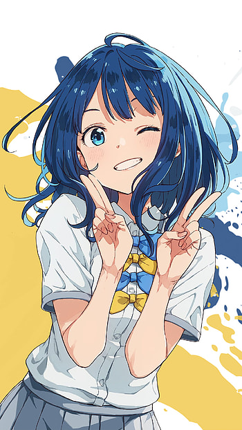 Anna Yanami , anime girl, Anime HD phone wallpaper