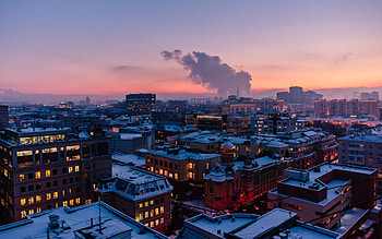 Moscow, Rooftop HD wallpaper