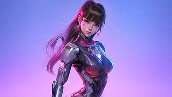 Cyber Guardian The Last Dance, cyberpunk, artist, art, digital-art, artwork, ai, deviantart HD wallpaper