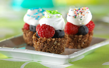 Cupcakes, fruits, food, graphy HD wallpaper