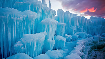 Glacial wonder, Icy landscapes, Frozen beauty, Nature's artwork HD wallpaper