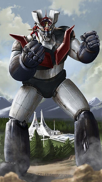 Mazinger Z fan , Dedicated fandom, Artistic representation, Cultural influence HD phone wallpaper