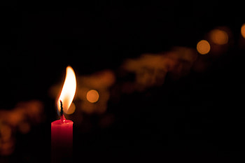 Fire, Dark, Candle, Wick, Wax HD wallpaper