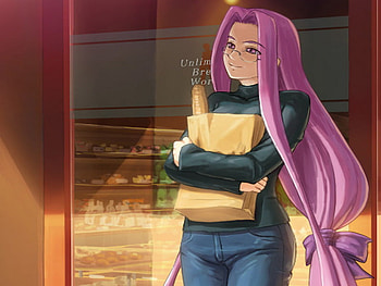 rider shoping, other, girls, anime HD wallpaper