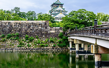 Osaka Castle, Travels, Japanese spring, Landmark beauty HD wallpaper