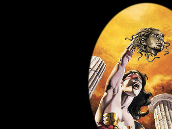 Wonder Woman, wonder, medusa, comic, woman, female HD wallpaper