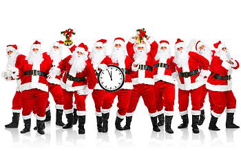 People, Holidays, New Year, Santa Claus, Christmas, Xmas HD wallpaper