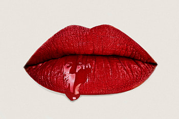 red lips, drop, graphy, lipstick, red, hot, lips, blood HD wallpaper
