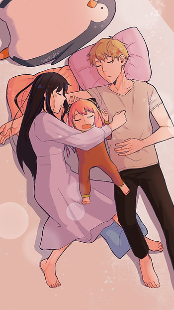 Spy X Family, Sleeping, Family HD phone wallpaper