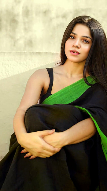 Divya Bharti, saree beauty HD phone wallpaper