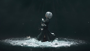 Nier Automata 2b Illuminating Hope, nier-automata, games, artist, artwork, digital-art, deviantart, pixiv HD wallpaper