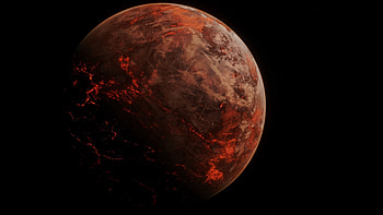 Universe, Dark, Planet, Cracks, Crack HD wallpaper