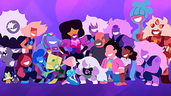 Garnet, Amethyst , Crystal gem, Cartoon backgrounds HD wallpaper