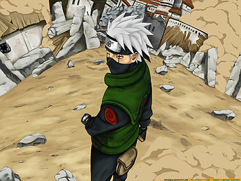 kakashi the copy ninja, naruto, konoha, sharingan, kakashi HD wallpaper