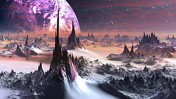 View of the earth from another planet, View of, from another, planet, the earth HD wallpaper