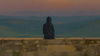 Lone Boy By The Lake, alone, hoodie, artist, artwork, digital-art HD wallpaper