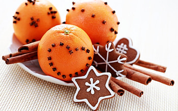 Oranges Cinnamon Cookies in the Glaze, in, glaze, oranges, the, cinnamon, cookies HD wallpaper