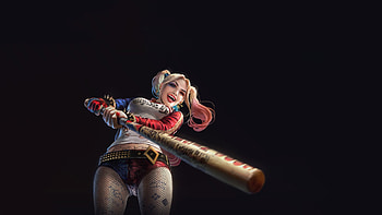 Harley Quinn Cute Artwork, artist, artwork, artstation, harley-quinn HD wallpaper