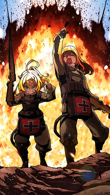 Tanya Degurechaff, Tanya Degurechaff, Anime, The Saga of Tanya the Evil HD phone wallpaper