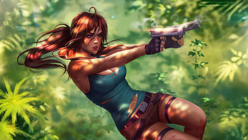 Lara Croft The Ultimate Raider, tomb-raider, lara-croft, games, xbox-games, ps-games, pc-games, artwork, digital-art, video-games, pixiv HD wallpaper