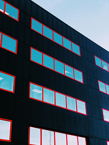 Windows, Building, Minimalism, Facade HD phone wallpaper