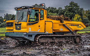 Bergmann 4010 R, , articulated dump trucks, 2019 trucks, construction machinery, special equipment, dump trucks, R, construction equipment, Bergmann HD wallpaper