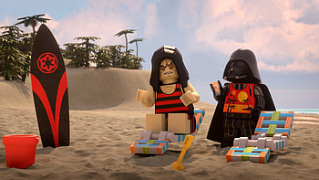 C-3PO, Billy Dee Williams, Lando Calrissian, Dee Bradley Baker, Boba Fett, Helen Sadler, Rey, Jake Green, Poe Dameron LEGO Star Wars Summer Vacation HD wallpaper