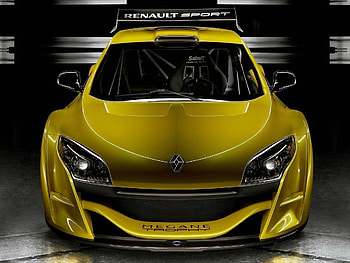 Yellow Renault Megane, Eye-catching design HD wallpaper