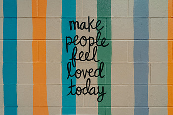 Words, Wall, Stripes, Streaks, Inscription, Good HD wallpaper