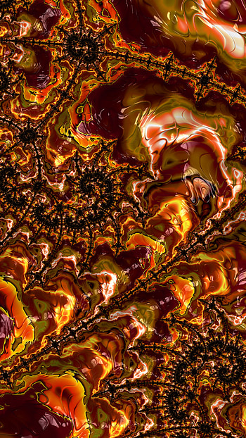 Trippy Psychedelic Fractal, Abstract, fractal HD phone wallpaper