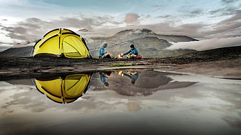 Camp, Hiking HD wallpaper
