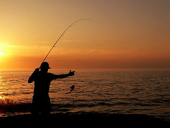 Sports, Landscape, People, Sea, Fishes HD wallpaper