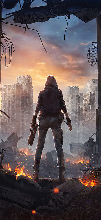 Apocalypse , screen, Atmospheric ruins, Urban decay HD phone wallpaper