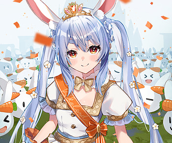 Usada Pekora, Usada Pekora, hololive, Anime, Virtual Youtuber HD wallpaper