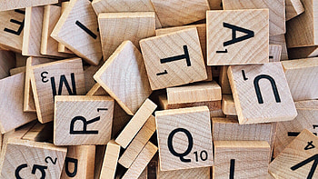 Scrabble letters lot, Alphabet tiles, Linguistic resource, Word creation HD wallpaper