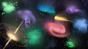 Space Colors Abstract , colors, colorful, abstract, artist, artwork, digital-art HD wallpaper