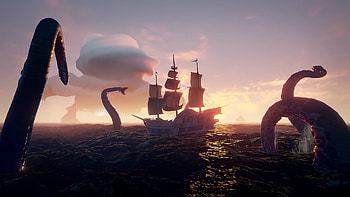 Sea of Thieves Kraken, Adventure game , Pirate battles, Mythical sea encounters HD wallpaper