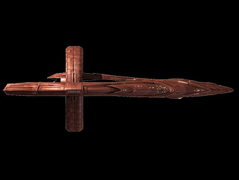 Vulcan Command Cruiser Dkyr, vulcan, tv, ship, scifi, star trek HD wallpaper