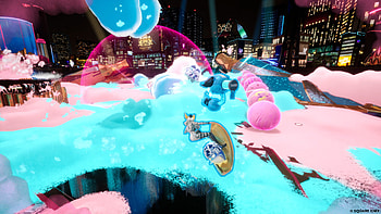 Foamstars Game - Vibrant Virtual Worldscape, video game, Foamstars HD wallpaper