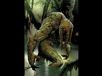 Swamp Thing, thing, fantasy, art, comic, swamp HD wallpaper